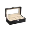 Watch Boxes & Cases 2-bit 3-bit 6-bit 10 Bit 12 20 24 PU Leather Storage Box BoxGift Jewelry Case Deli22