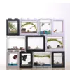 Creative Home Aquarium Fish Tank Mini Goldfish Jar White Building Blocks Preposition Cylinder Landscape