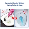 Nettoyant moussant automatique pour cuvette de toilette, nettoyeur de chasse d'eau magique, Assistant de nettoyage à bulles bleues
