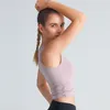 Tank tops Spor sutyen yoga kıyafetleri spor kıyafetleri kadın iç çamaşırı lu koşu spor dans giyim şok geçirmez yelek maç tayt külot