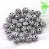 200Pcs Antiqued Silver Zinc Alloy Round Flat Spacer Beads 7mm For Jewelry Making Bracelet Findings D41190732