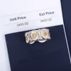 2021 Hot sale Luxurious quality opend ring with flower in silver color for women and mother birthday gift free shipping PS7064