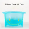 Wegwerp Tattoo Ink Cups Microblading Accessoires Soft Siliconen Pigment Inkt Caps Lijmhouder Permanente make -upgereedschap PMU Supply229719832