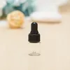 2 ML Mini Amber Glass Essential Oil Dropper Bottles Refillable Empty Eye Dropper Perfume Cosmetic Liquid Lotion Sample Storage Container DH5889