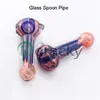 Beracky US Colore Cucchiaio di vetro Tubo da 4,5 pollici Tubi di acqua in vetro Tubi di vetro inebrianti per accessori per fumatori di erbe secche Dab Rigs Bong
