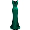 Elastic Mermaid Long Evening Dresses Charming And Sexy Backless O-neck Formal Dress Fashion Robe de soiree XUCTHHC Party Gown LJ201124