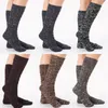 Femme tricoté pied chaussette dame fille jambe automne hiver garder au chaud botte couverture chaussettes femmes halloween noël pied chaussettes