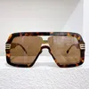 男性と女性のためのサングラス夏のスタイルの反紫外線レトロ0900Sプレート長方形大きなフルフレームファッション眼鏡ロゴレンズデザイナー高品質のランダムボックス
