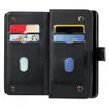 10 Card Slots Multifunction Flip Leather Case For iphone 15 14 13 12 11 Pro Max XS XR 6 7 8 Plus For Huawei Wallet Magnetic Leechee Stand Phone Cover