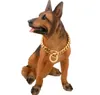 Cubaanse hond ketting roestvrij staal huisdier gouden ketting outdoor training hond leiband grote hond leiband