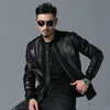 2020 Crâne Strass PU Vestes Hommes High Street Style Stand-Cou Sudaderas Hombre Rib Manches Streetwear Hommes Vestes et Manteaux LJ201013