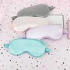 Women Imitated Silk Sleep Eye Mask Portable Travel Eyepatch Nap Eye Patch Rest Blindfold Eye Cover Sleeping Mask Night Eyeshade 10pcs