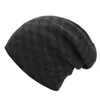 Youbome chapéu de malha mulheres feijões de cachorrinhos inverno chapéus para homens máscara de lã xadrez gorros gorro quente espesso espessura masculino beanie chapéu tampa y201024