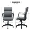 ABD Ticari Mobilya Ofis Sandalye Bahar Yastık Orta Geri Yönetici Masası Kumaş Sandalye PP Arms ile 360 ​​Döner Görev Sandalyeleri A53