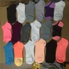 Noir et Un Cheville Chaussettes Sport Cheerleaders Chaussette Courte En Coton Unisexe Femmes Doux Mélange Rose Couleur en Stockgsyu