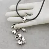 Legering Angel Wing Heart Metal Big Hole Beads Fit European Charm Armband Moederdag 20x8x7.5 mm Tibetaans zilver Dangle L1284 30pcs / lot