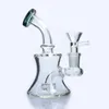 Beracky Cam Su Bongs 14mm Cam Kase Ile Heady Beher Bong Dab Petrol Kuyuları Cam Su Boruları Recycler Bong Sigara İçin