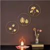 Light luxury ins Wall Decoration Decorative Objects pendant living room background metal