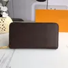 Wholesale Flower symmetrical wallet Fashion Genuine leather purses Women Purse mens portafoglio