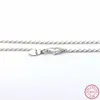 925 Sterling Silver Regulowany łańcuch Naszyjniki dla Kobiet Biżuteria Idealne tło do prezentacji Wisiorki 2 Opcja Wybierz YL003A Q0531