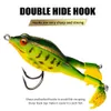 New Duck Fishing Lure 13.5g-9.5cm Ducking Fishing Frog Lure 3D Eyes Artificial Bait Silicone Crankbait Soft Carp Lure