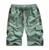 Summer Cargo Shorts Men Patchwork Camouflage Slim Fit Short Pants New Man Casual Shorts Plus Size 7xl 8xl Spodenki Meskie T200512