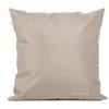 Sublimation linen Pillow Case 18x18 inches natural poly cushion cover diy home sofa throw pillow T2I53332