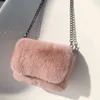 mink fur bag.