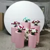 Party Decoration Grand Event Stage Wedding Baby Backdrops Metal Props Circular Column Cylindrical Dessert Table Flower Balloon Crafts Arch