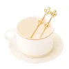 Crown Lepel Koffie Drink Party Gunst Theelepeltje Ice Cream Dessert Mixing Lepels voor Bruiloft Tea Party Souvenir Bridal Douche RRA11663