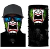 3D Seamless Ausschnitt Bandana Horror Dämon-Vampir-Schädel-Gesicht mas Stirnband Kopf trägt Kopftuch Fahrrad Zombie Schal Bandanas