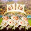 4 pezzi 3D floreale copripiumino set biancheria da letto biancheria da letto floreale lenzuolo matrimoniale trapunta trapunta estiva king size copriletto casa F 201021