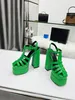 2022 frauen Sommer Mode Sandalen Wasserdichte Plattform Karree Hohl Starke Ferse Baotou Hengtian Hohe Römischen Laufsteg Sandalen