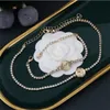 Bijoux de luxe Nouveau collier Disc Button Bracelet de chaîne de cou Rigiane9512624