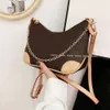 2022 Women Hobos Crosbody Bags Designer Kleine schouderketen Tas Fashion Lady Print Handtas Purse Bloemen Letters Bloembakken 3 C188U