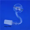 DHL 10mm 14mm 18mm Male Female Glass Oil Burner Pipe 1.2inch Ball OD Burning Dry Herb Tobacco Water Hand Smoking Tube