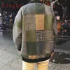 Zongke Woolen Plak Bomber Jacket 남성 패션 힙합 Streetwear Winter Jacket 남성 코트 남성 자켓 코트 5XL Sping 201118