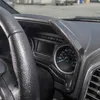 Black Wood Grain Steering Wheel Frame Dashboard Trim For Ford F150 15+ Interior Accessories