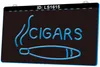 LS1615 Cigars Smoke Shop 3D-Gravur LED-Lichtschild Großhandel Einzelhandel
