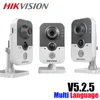 Kameras Hikvision DS-2CD2432F-IW 3MP Indoor IR Wifi Cube Camera 4mm IP-Netzwerk-Audio- und Alarmschnittstelle PoE