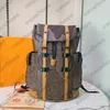 Christopher mens designer ryggsäck plånbok förmörkelse omvänd stor kapacitet trend portfölj handväskor resväska kanfas läder affärer totes