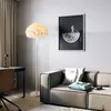 Nordic Postmodern Feather Floor Lamps Simple Tripod Floor Lamp Bedroom Living Room Sofa Princess Girl Bedside Lights FeiGuang