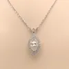 Frauen-Edelstein-Anhänger-Halskette, Silberketten, Kristall-Halsketten für Frauen und Mädchen, Modeschmuck und sandiges Geschenk