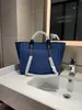 2021 new women's fashion canvas beach bag shopping bag simple leisure luxury handbag size 35*10*30cm