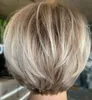 2021 New European and American fashionable wigs, fashionable ladies' short straight hair sets, daily short hair, straight hairs