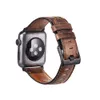 Bracelet de montre pour homme ou femme Bracelet de montre en cuir de haute qualité adapté pour Apple Watch Series 6 5 4 3 2 1 38 mm, 40 mm, 42 mm, 44 mm pour bracelet iWatch montre-bracelet de luxe