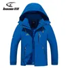 Hiking Jacket Sports Windbreaker Coat Autumn Winter Rain Jacket Windproof Hunting Skiing Climing Outdoor Waterproof Men Camping 201114