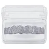 Bioder biżuterii męski Diamond Dientes zęby zęby złota srebrny luksusowy projektant mrożony grille raper raper mgły mody Jewlery AC5266506