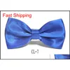 Bow Ties Wholesale 10 PCS / Lot Necktie Bowtie Bridegroom حفل زفاف Chiristmas هدية هدية رسمية القميص Qylkrv Dhseller2010