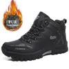 Männer Winter Schnee Stiefel Wasserdichte Nicht-slip Turnschuhe Warme männer Stiefel Outdoor Männlichen Wanderschuhe Gummi Tragen-beständig arbeit Schuhe 220107